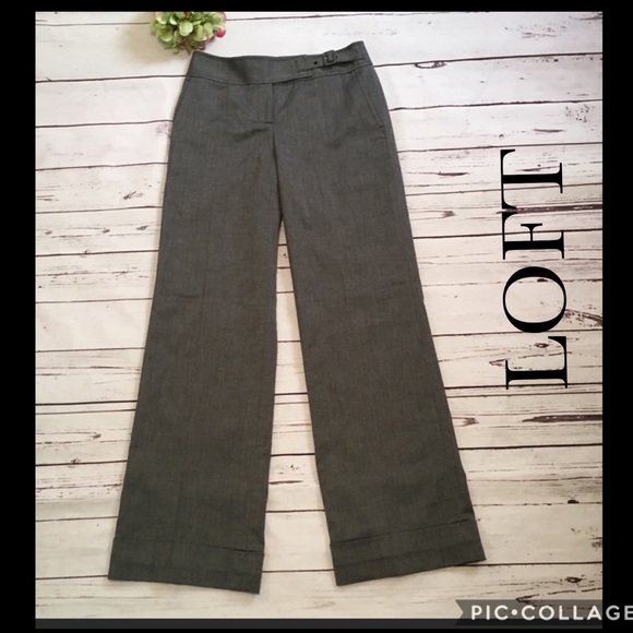 LOFT Black & White Trousers with Zig Zag Stitch. - Picture 10 of 11